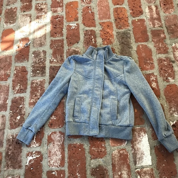 Ambiance Gray sweatshirt jacket size Medium - Picture 1 of 8